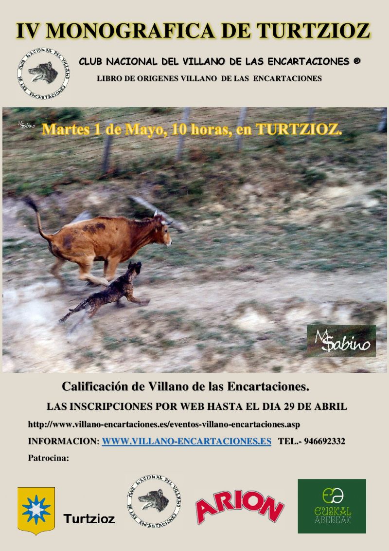 Cartel de IV MONOGRAFICA DE TURTZIOZ  